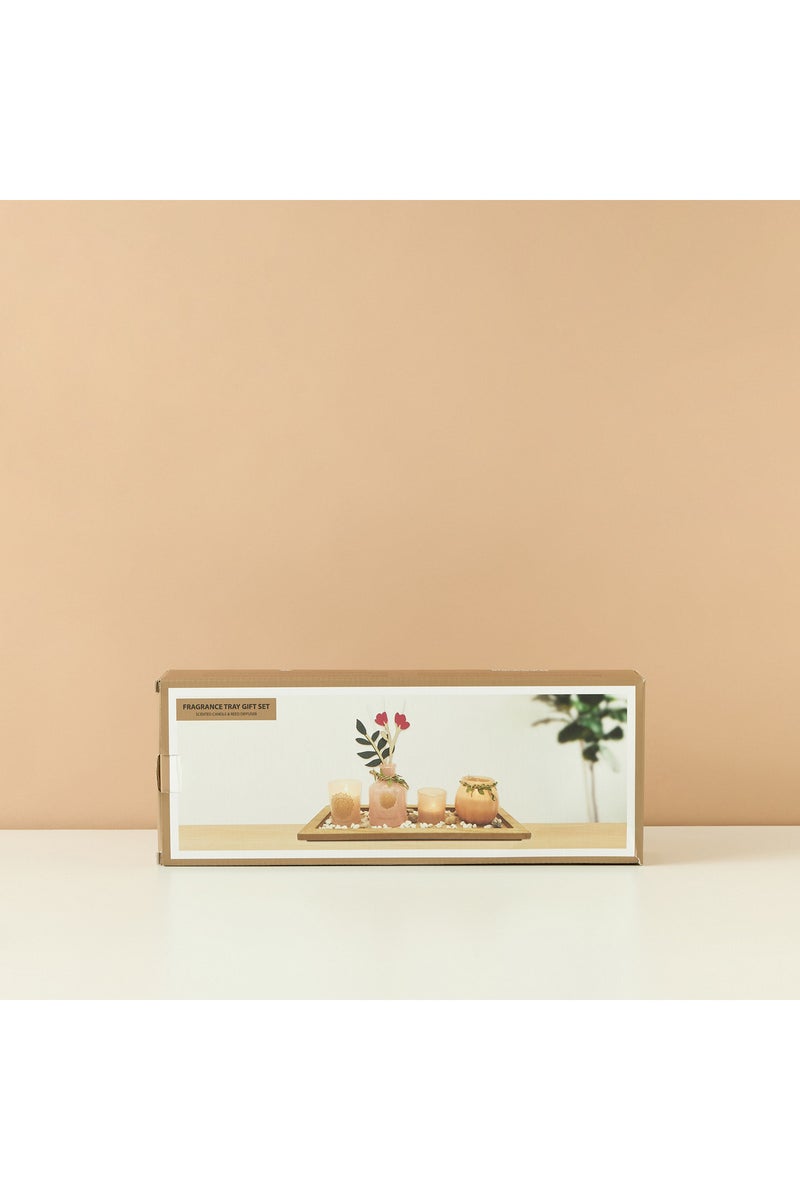 LIFESTYLE مجموعة هدايا صينية عطر الورد الوردي - Image 5